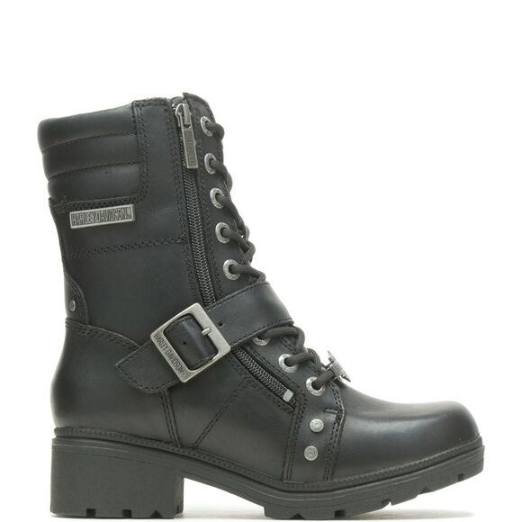 Harley-Davidson Shoes - Harley-Davidson Womens Talley Ridge 7.75" Lace Black Boots (NWT)